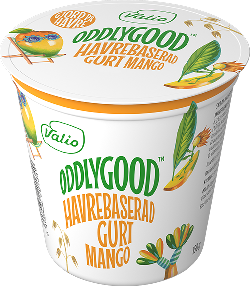 Valio Oddlygood Yoghurt havrebas Mango 150g