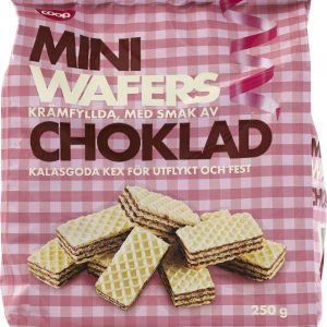 Coop Mini Wafers Choklad