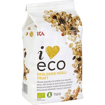 ICA I love eco Müsli Frukt
