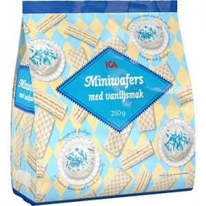 ICA Miniwafers med vanilj