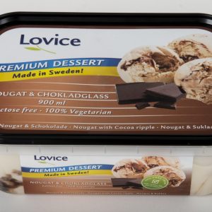 Lovice Nougat & Chokladglass