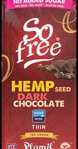 Plamil So free No Added Sugar Hemp Dark Chocolate