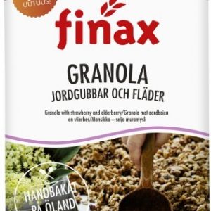 Finax Glutenfri Granola Jordgubb & Fläder