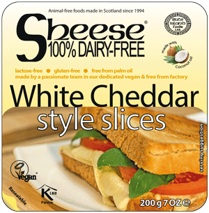 Sheese White Cheddar style slices