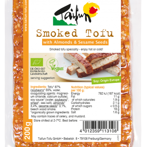 Taifun Tofu Rökt med Mandel & Sesam