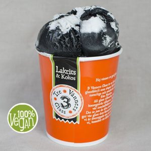3 Vänners Glass Lakrits & Kokos