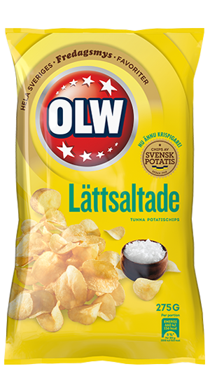 OLW Lättsaltade Chips