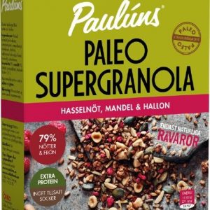 Paulúns Supergranola Hasselnöt, Mandel & Hallon