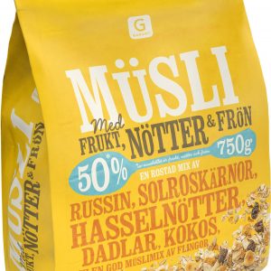 Garant Müsli Frukt, nötter & frön