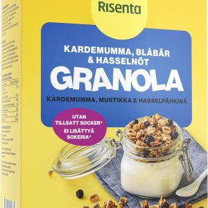 Risenta Granola Kardemumma, Blåbär & Hasselnöt