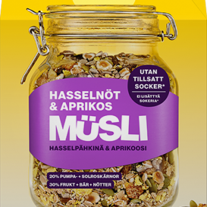 Risenta Müsli Hasselnöt & Aprikos