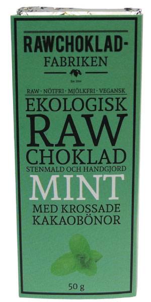Rawchokladfabriken Mint Nibs