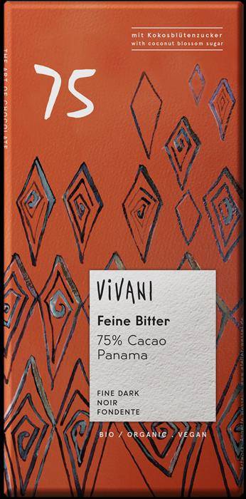 Vivani Dark with 75% Cocoa