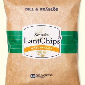 Svenska LantChips Dill & Gräslök