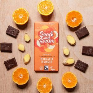 Seed and Bean Mörk Choklad Mandarin & Ingefära