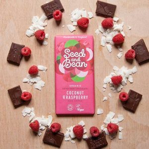 Seed and Bean Extra Mörk Choklad Kokosnöt & Hallon