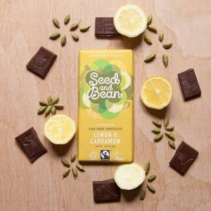 Seed and Bean Mörk Choklad Citron & Kardemumma