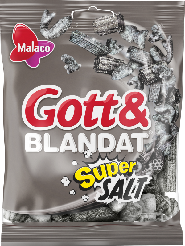 Malaco Gott & Blandat Supersalt