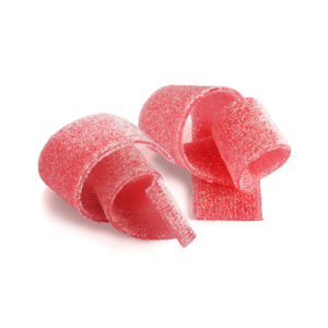 Karamellkungen Rosa Jordgubbsremmar