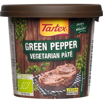 Tartex Vegetarisk smörgåspålägg Grönpeppar