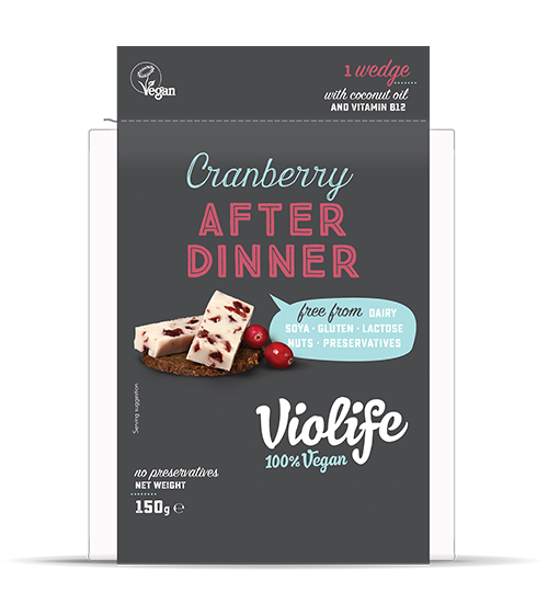 Violife After Dinner Cranberry Wedge