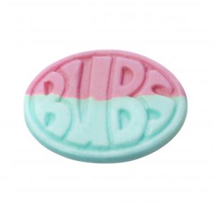 Bubs Godis Hallon/Blåbär Oval