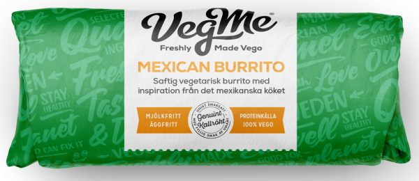 VegMe Mexican Burrito