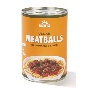 SUMA Vegan Meatballs in Bolognese Sauce